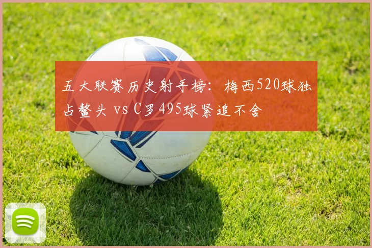 五大联赛历史射手榜：梅西520球独占鳌头 vs C罗495球紧追不舍
